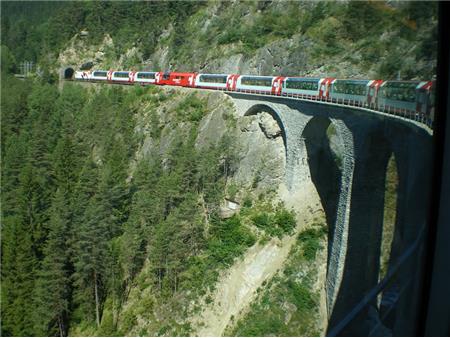 ledeniški vlak  - slikoviti viadukti