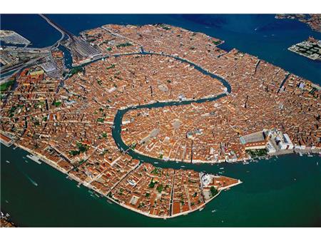 Benetke zračni posnetek