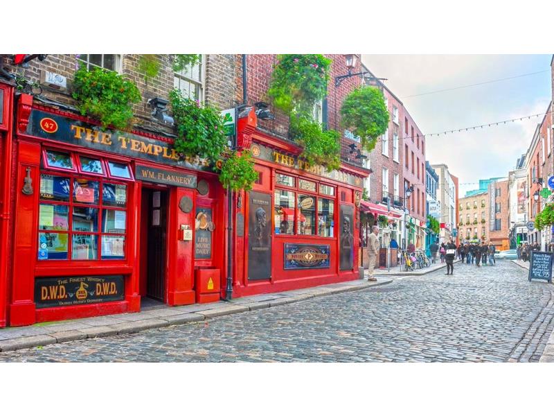 Temple bar v Dublinu 