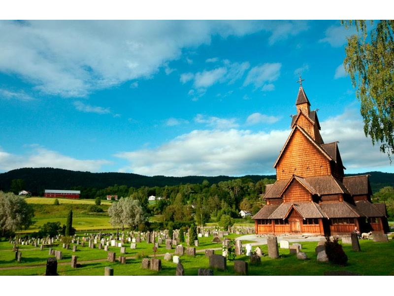 Norveška, stave cerkev