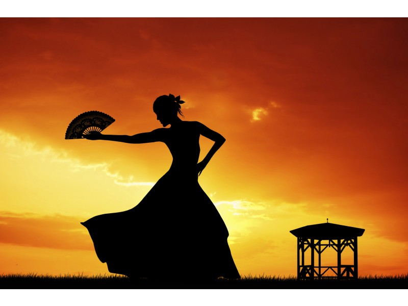 Barcelona, Katalonija, Španija, flamenko Potovanje Barcelona