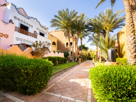 Čudovite uličice v resortu