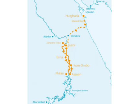 Egipt in križarjenje po reki Nil