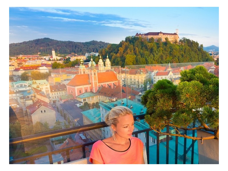 Panorama of Ljubljana