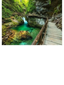 Vintgar gorge, river Radovna, Bled