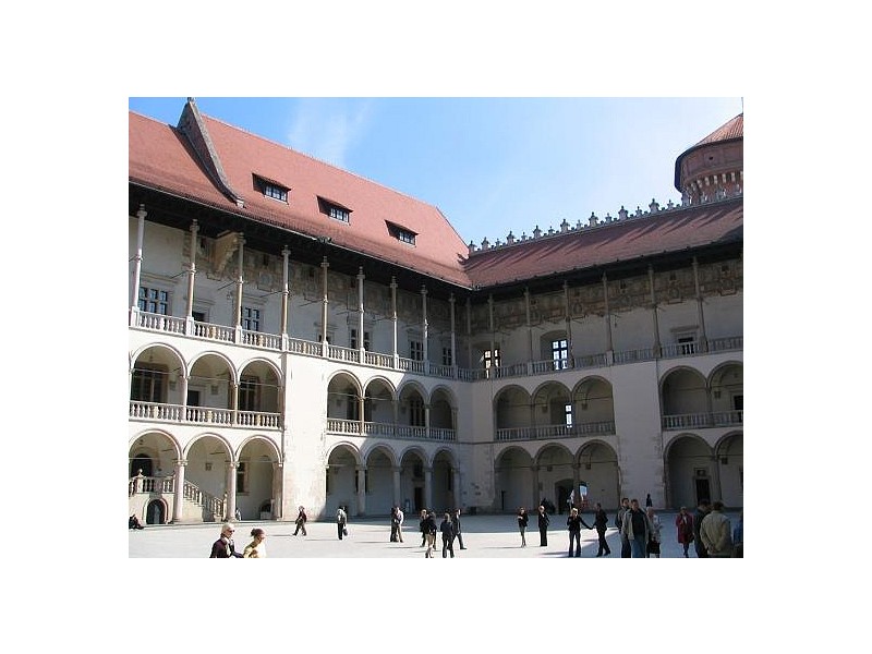 Notranji trg na gradu Wawel