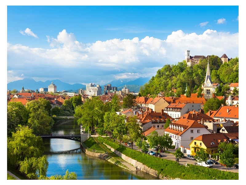 Pogled na mesto Ljubljana