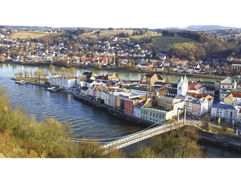 Passau, mesto treh rek
