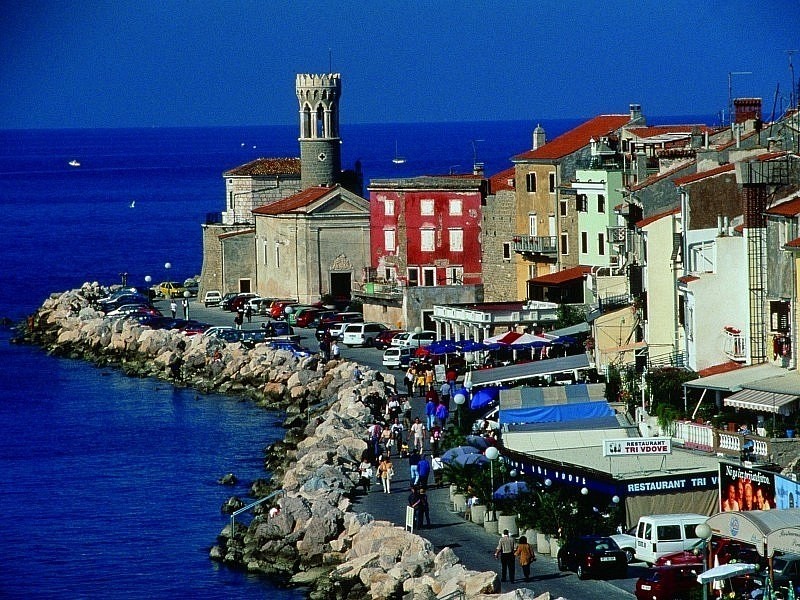 The land's end at Piran