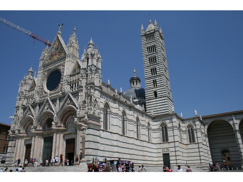 Potovanje Toskana in Firence katedrala v Sieni