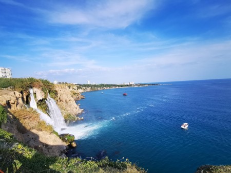 slap na obali Antalya