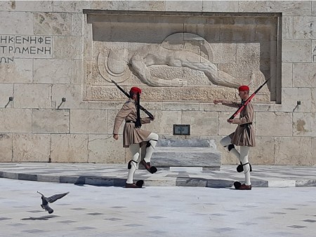 Gardista v Atenah