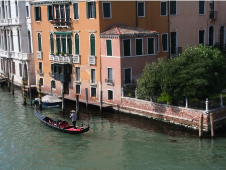 Canal in gondola