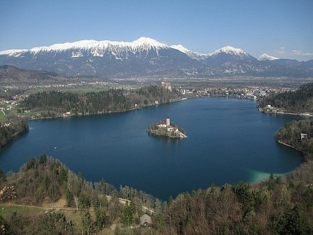 Blejskoi jezero iz zraka