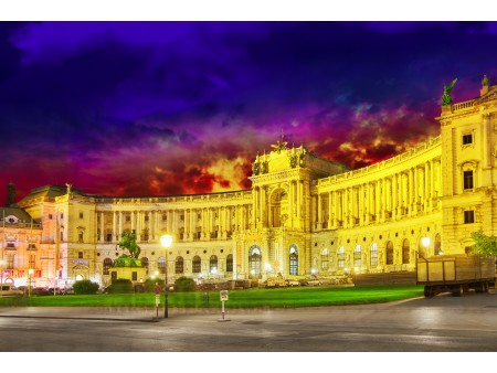 Dunaj dvorec zahod