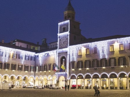 Ferrara z renesančnim obzidjem
