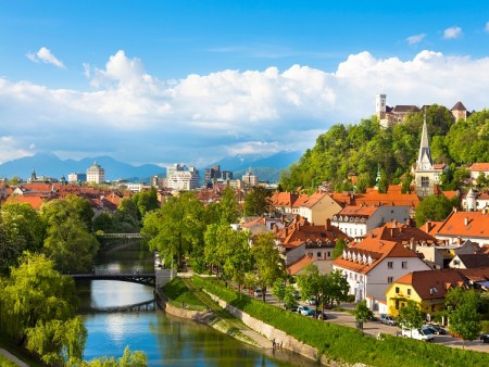 Pogled na mesto Ljubljana