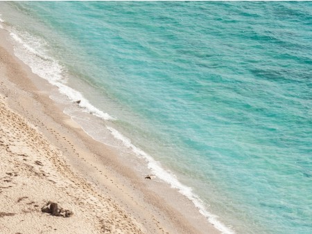 Lefkada, plaža za sprehod, tek, igro