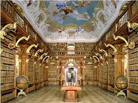Baročni samostan Melk knjižnica