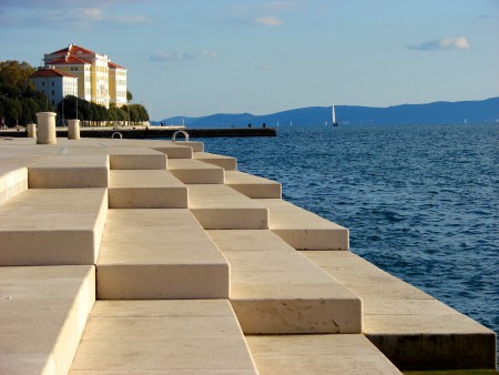 Zadar, riva in morske orgle
