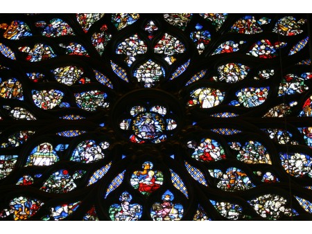Gotsko okno v Sainte Chapelle