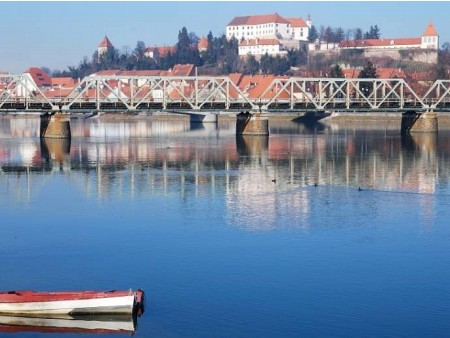 Ptuj in reka Drava