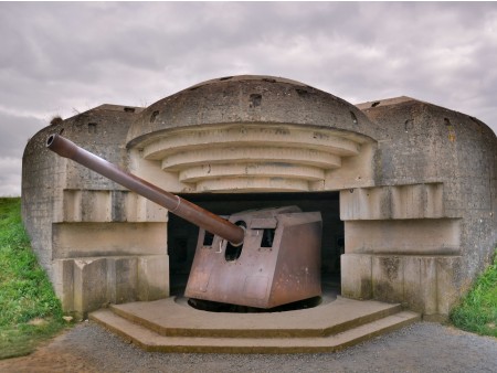grozljivi pomniki iz Normandije
