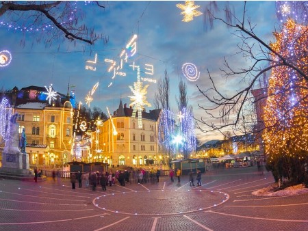 Predpraznična Ljubljana