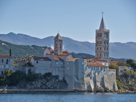 srednjeveško mesto Rab na otoku Rab