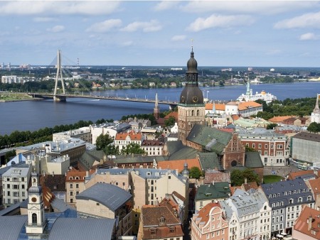Mesto Riga v Latviji