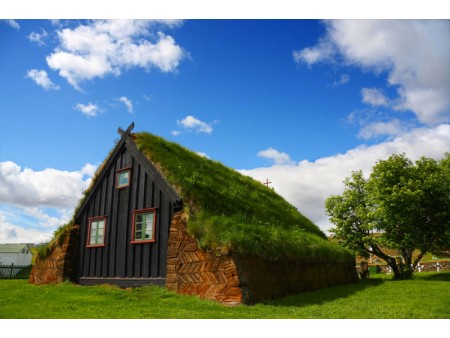 Značilna Islandska hiša