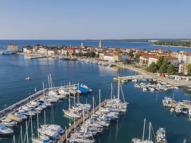 mesto Poreč in marina