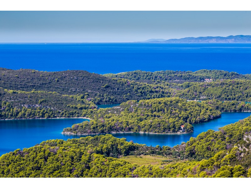 razgled na Mljet iz Montokuca