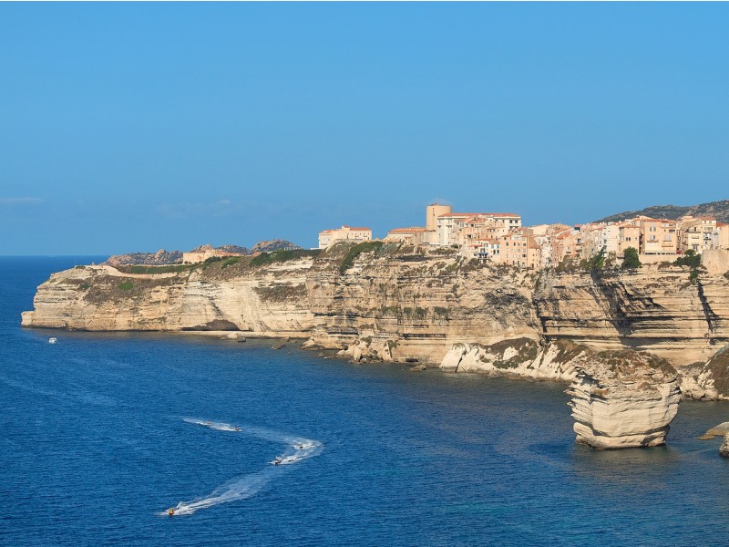 Panorama mesta Bonifacio