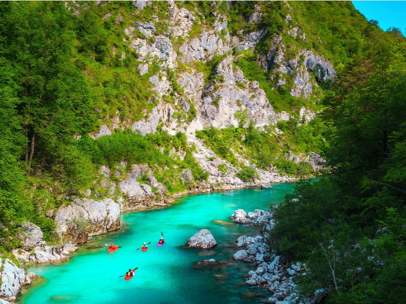 Rafting in canyoning na Soči