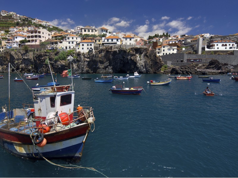 počitnice na otoku Madeira, ribiška vasica Camara de Lobos