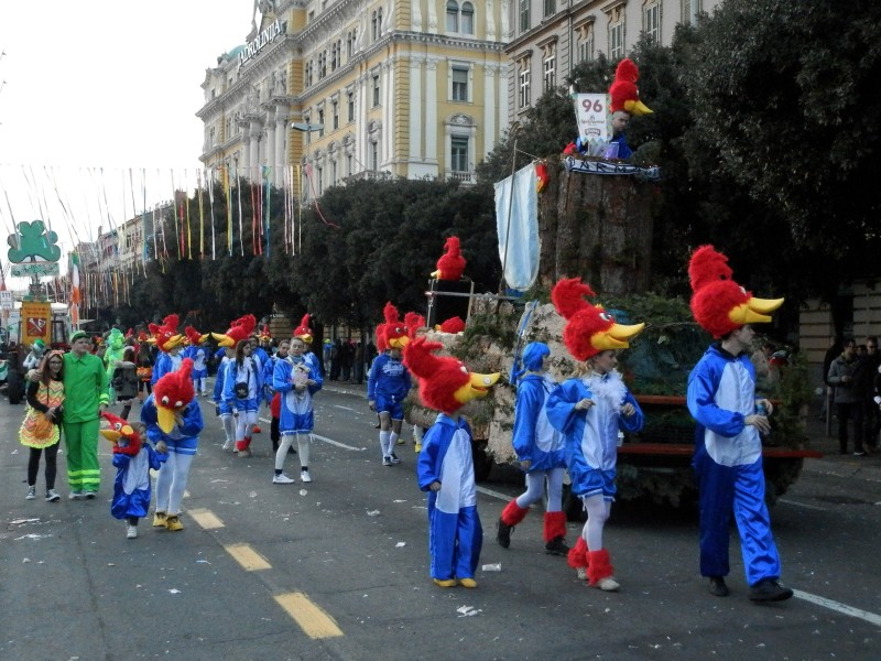 otroške skupinske maske - karneval na Reki