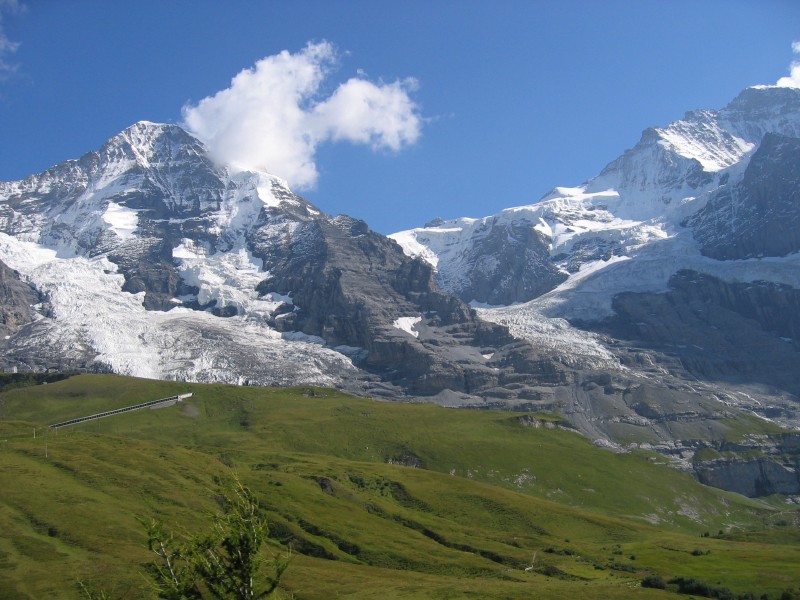 pogled na Jungfraujoch