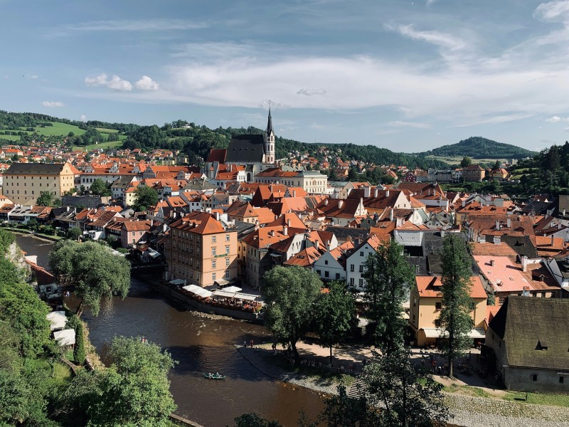 Pogled na Krumlov