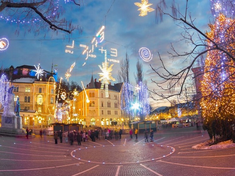 Predpraznična Ljubljana