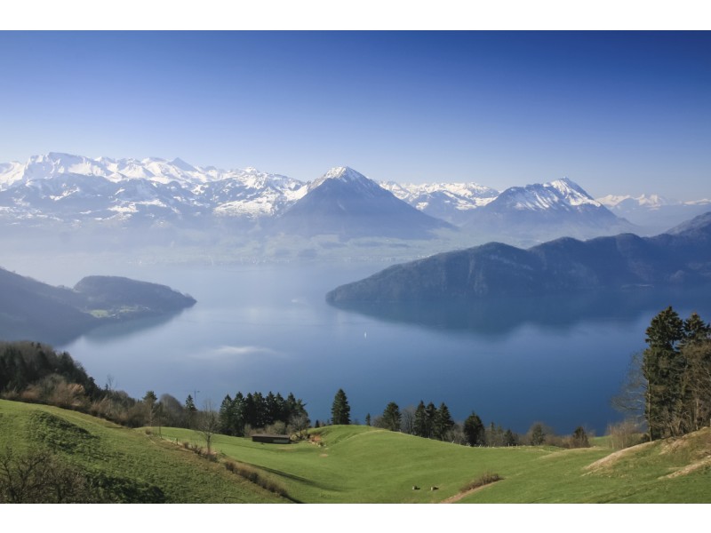 gorska panorama Potovanje Biseri Švice