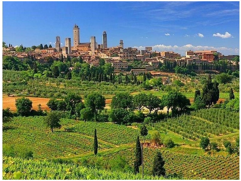 Pogled na San Gimignano